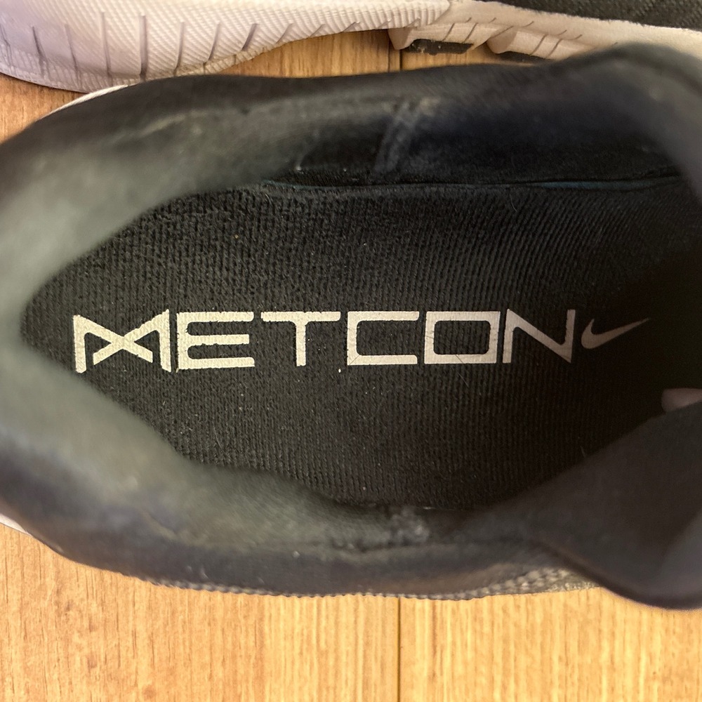 NIKE Free Metcon 6 Shoes Black/White Women Size 8 Running Athletic Gym Comfort - Picture 3 of 14